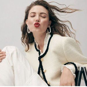 J. Crew Louisa lady jacket in maritime tweed